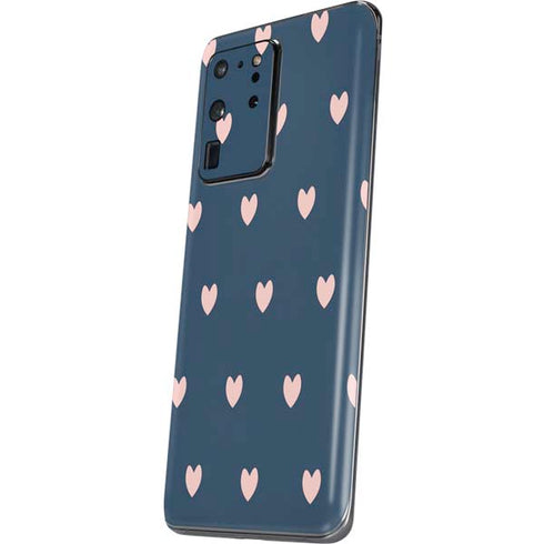 Blue and Pink Hearts Galaxy S20 Ultra 5G Skin